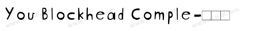 You Blockhead Comple字体转换